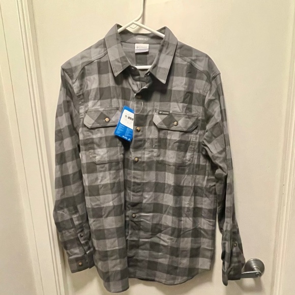 Columbia Warm thick flannel  plaid long sleeve shirt - Picture 1 of 5